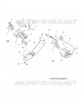 CHASSIS, CLUTCH GUARD AND REPOSE PIEDS