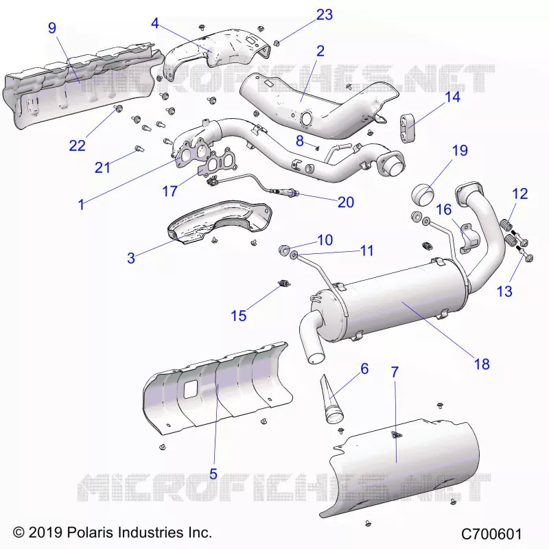ENGINE, ECHAPPEMENT
