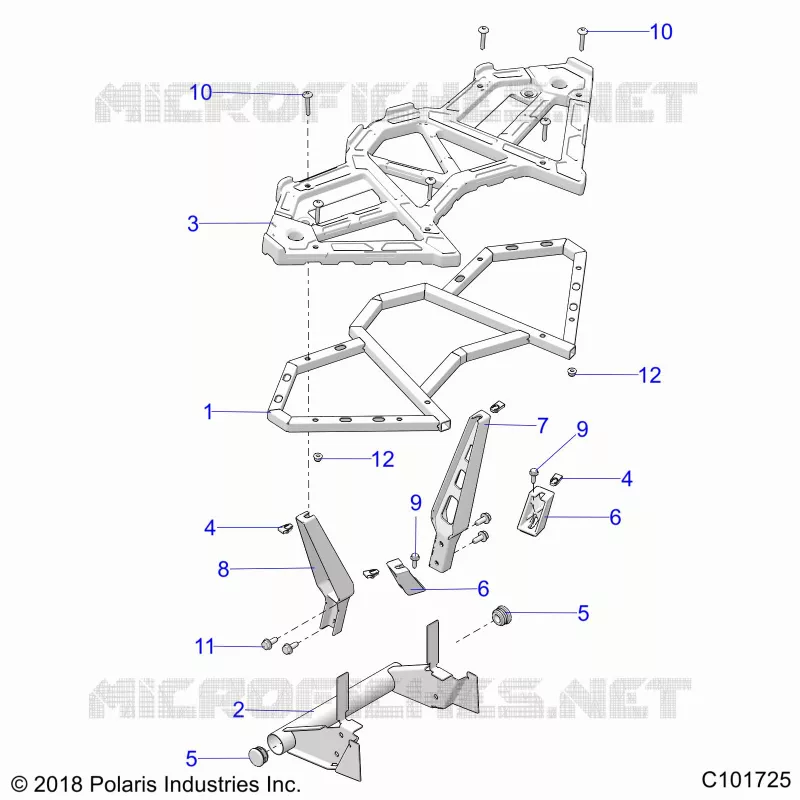 CARROSSERIE ARRIERE RACK