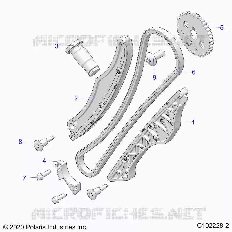 CHAINE DE DISTRIBUTION AND SPROCKET