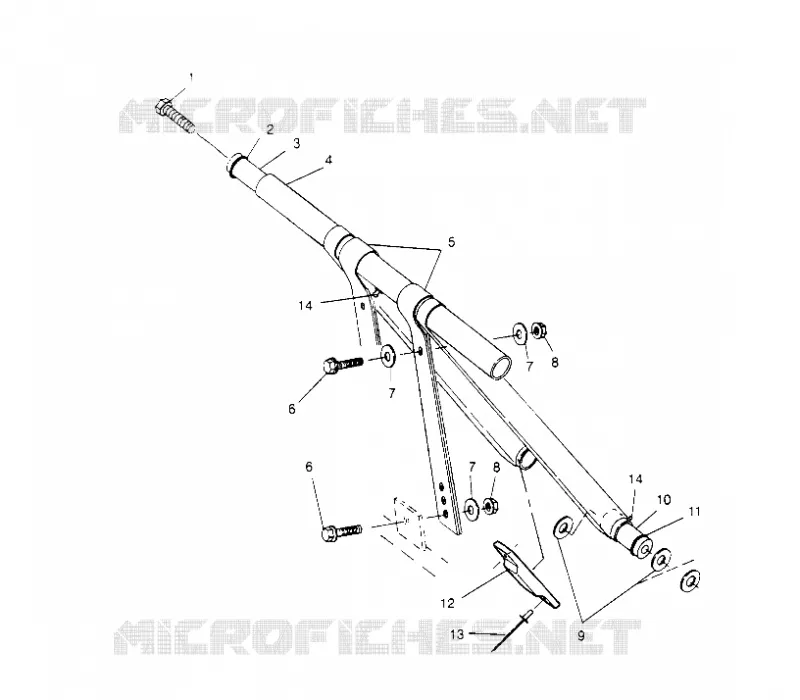 BRAS DE SUSPENSION AVANT XLT SP 0966676 AND  EUROPEAN XLT SP E966676 (4931703170B012)