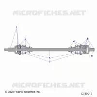 SYSTÃˆME DE TRANSMISSION, HALF SHAFT, FRONT