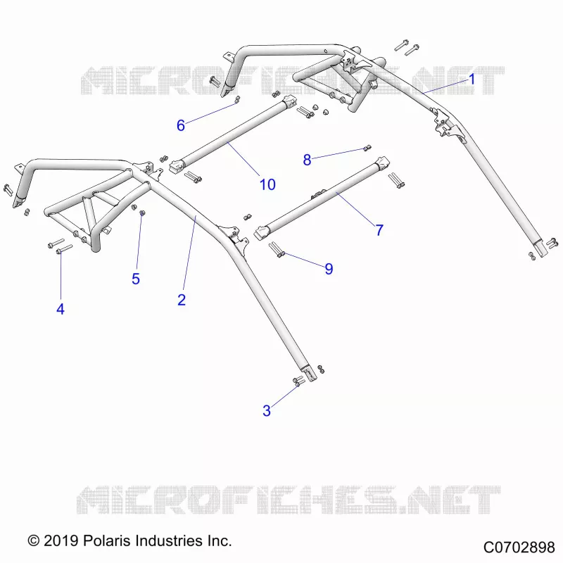 CHASSIS, CAB CADRE -Z23RAD92AK/BK/AS/BS (C0702898)