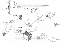 BOUTONS, HARNESS and PARTS
