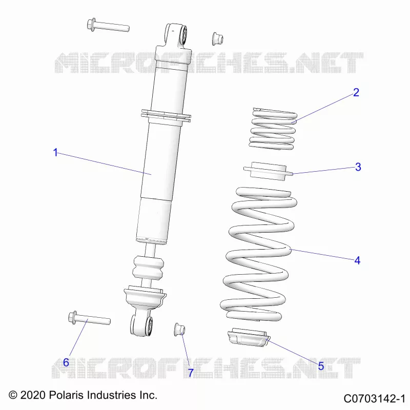 SUSPENSION ARRIERE SHOCK