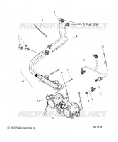 FUEL SYSTEM, RAIL, LINES AND CORPS DE PAPILON