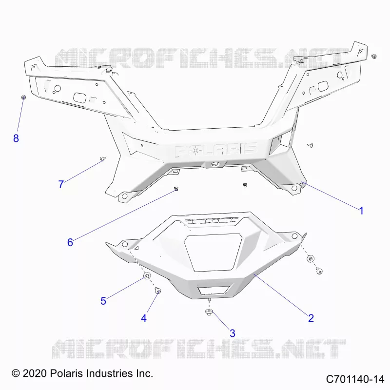 CARROSSERIE ARRIERE BUMPER