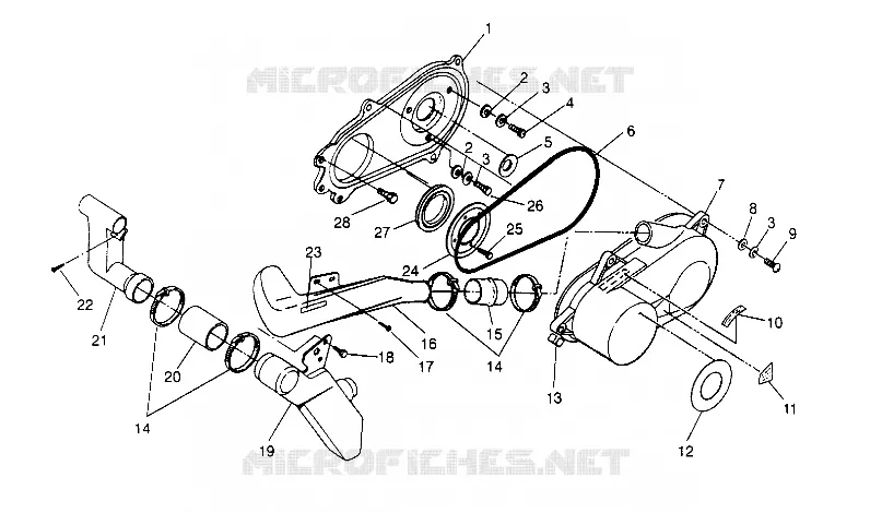 COUVERCLE D'EMBRAYAGE ASSEMBLY 6x6 300 W948730 (4926792679C007)