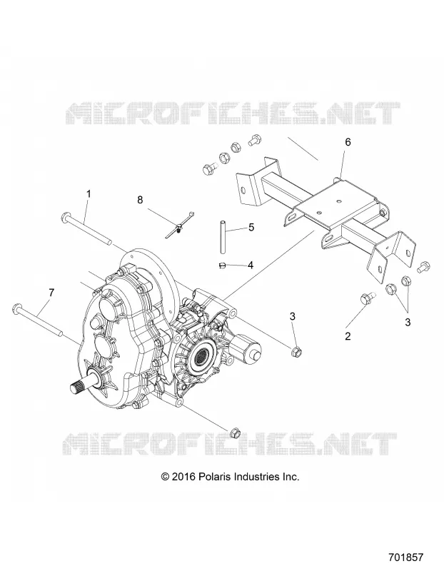 SYSTÃˆME DE TRANSMISSION, MAIN GEARCASE MOUNTING