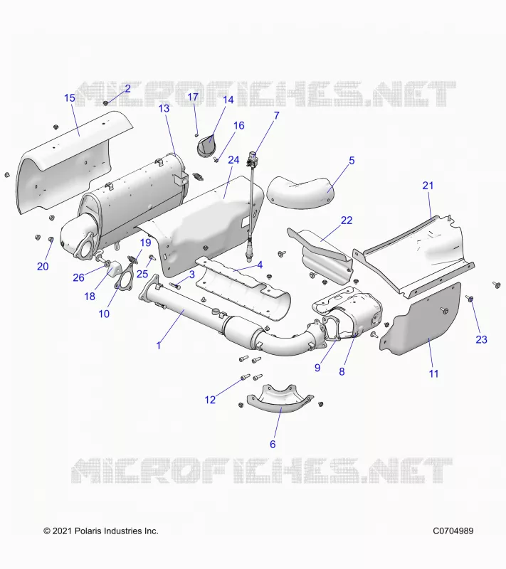 ENGINE, ECHAPPEMENT