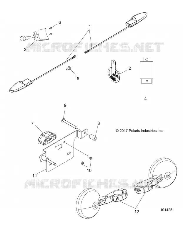 ELECTRICITE, TURN SIGNALS, HORN AND MIRRORS