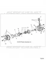 SYSTEME DE TRANSMISSION, FRONT GEARCASE (FROM 8/15/19)