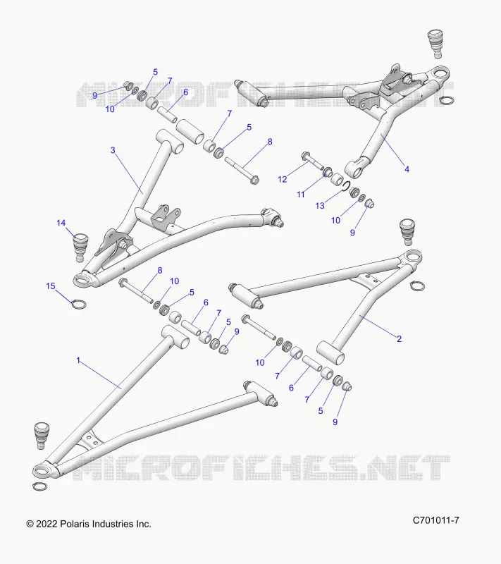 SUSPENSION AVANT CONTROL ARMS