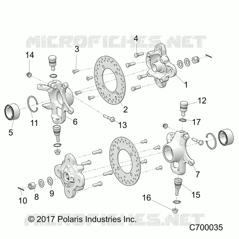 SUSPENSION AVANT HUB