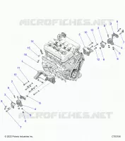 MOTEUR, MOUNTING & LONG BLOCK