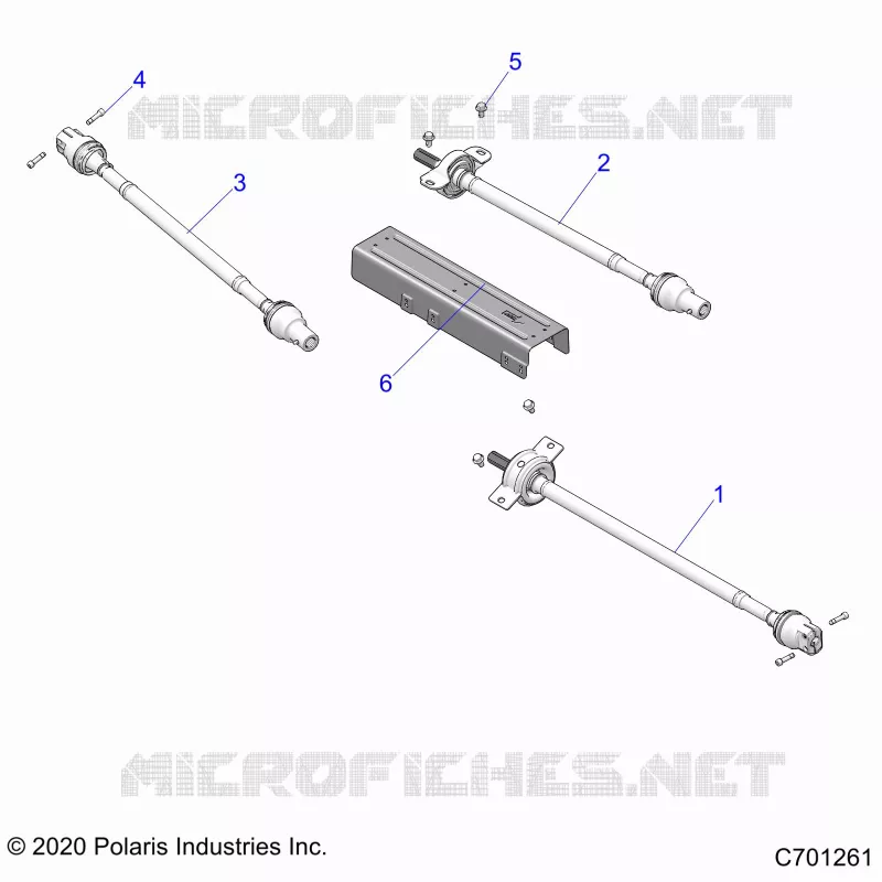 SYSTÃˆME DE TRANSMISSION, FRONT, MID, REAR PROP SHAFT