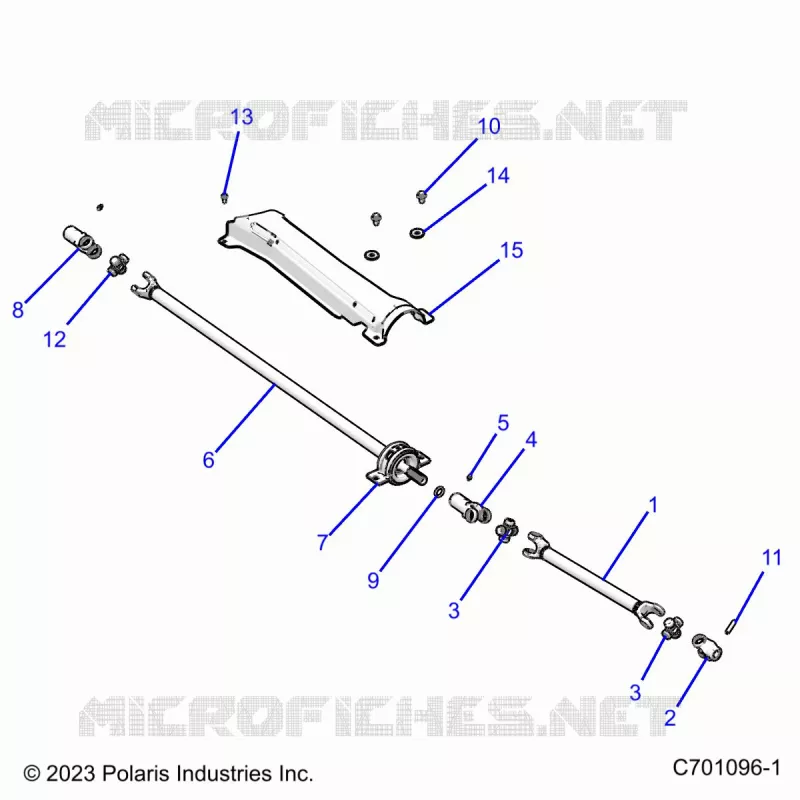 SYSTÃˆME DE TRANSMISSION, FRONT PROP SHAFT