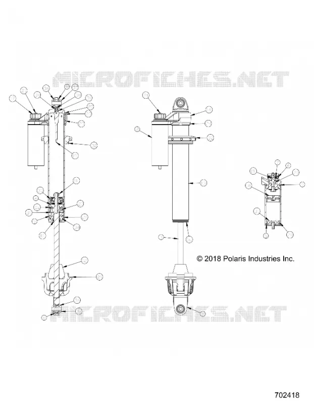 SUSPENSION AVANT SHOCK INTERNALS