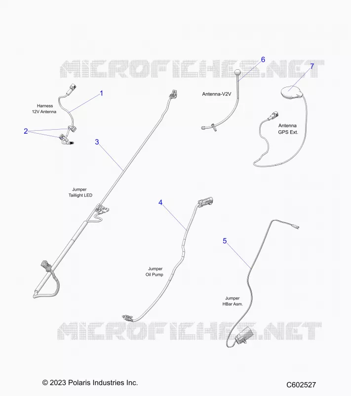 ELECTRICITE, JUMPER WIRES/ANTENNAS/HARNESS