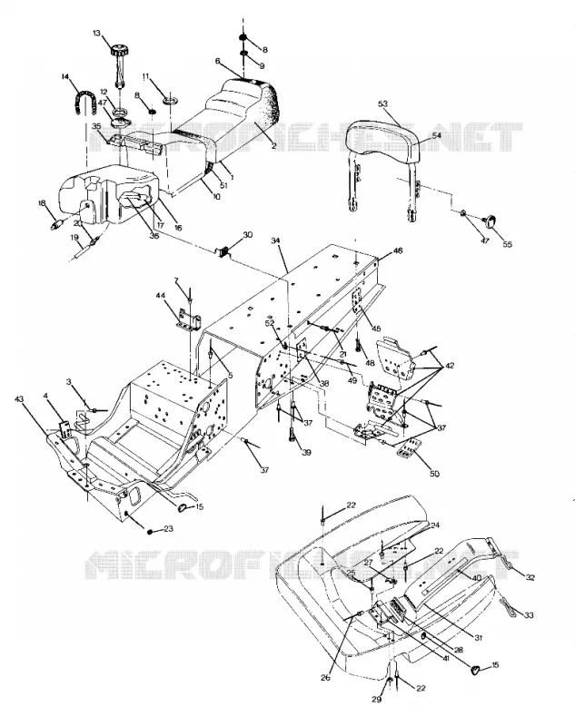 CHASSIS AND SIEGE SPORT GT (4919271927003A)
