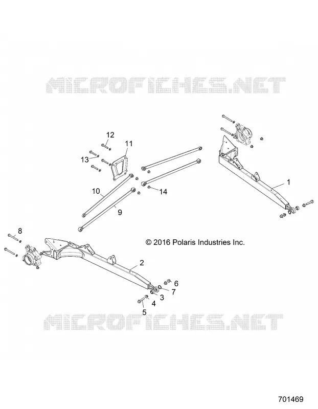 SUSPENSION ARRIERE CONTROL ARMS