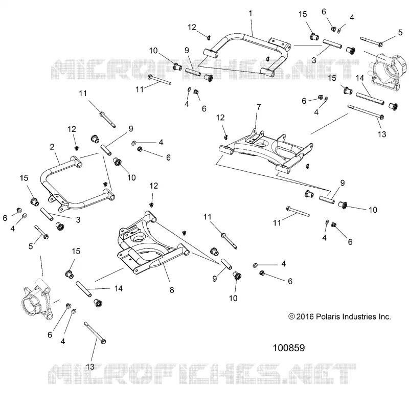 SUSPENSION ARRIERE CONTROL ARMS