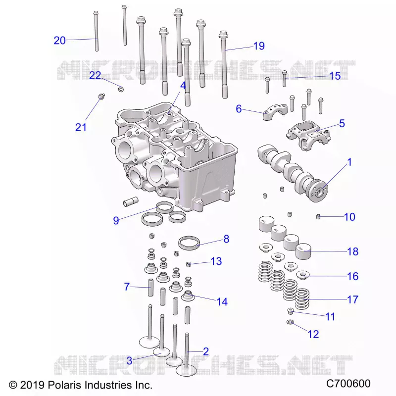 ENGINE, CULASSE AND VALVES