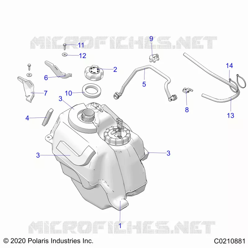 SYSTÃˆME D'ALIMENTATION, FUEL TANK ASM.