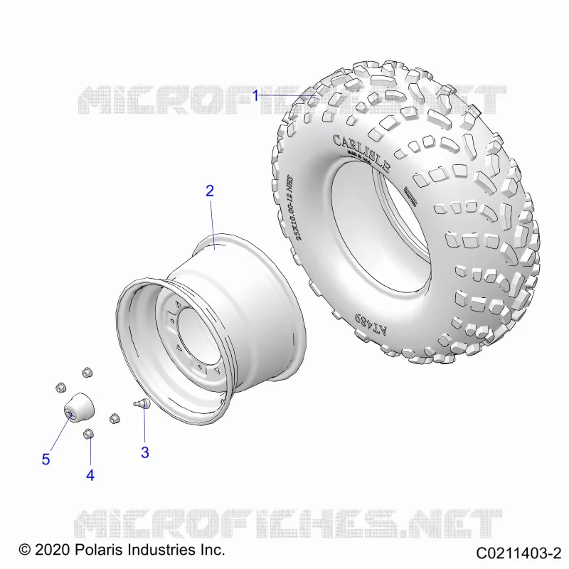 ROUES, REAR TIRE