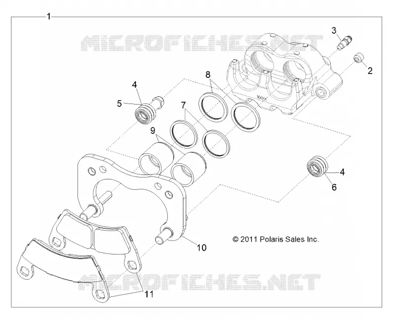 FREIN ARRIERE CALIPER