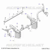 CHASSIS, FRONT CADRE ASM. (USA ONLY)