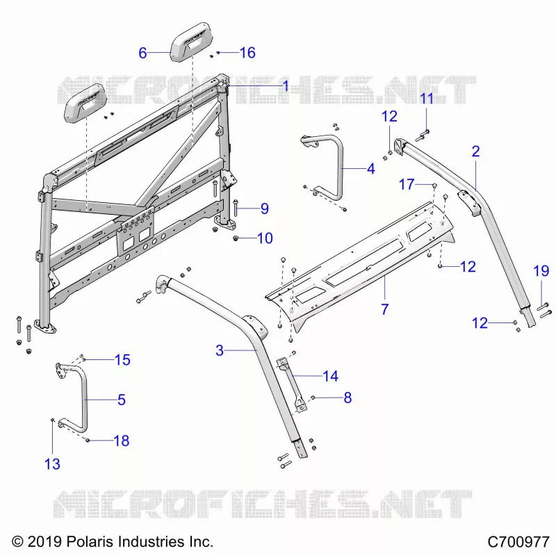 CHASSIS, CAB CADRE
