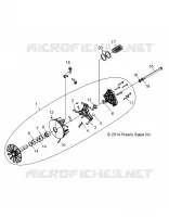 SYSTEME DE TRANSMISSION, PRIMARY CLUTCH -Z18VAS87CM (49RGRCLUTCHDRV1323181)