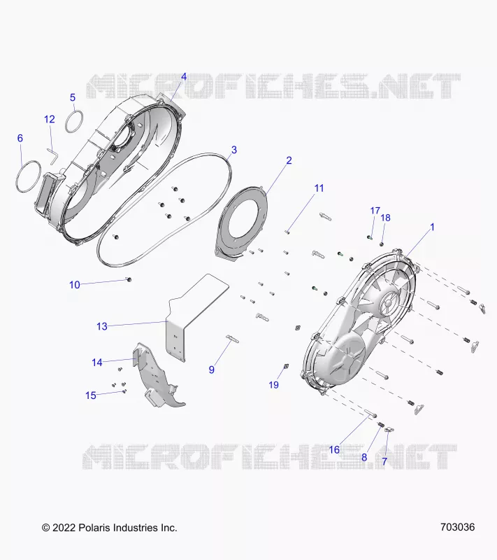 SYSTÃˆME DE TRANSMISSION, CLUTCH COVER, INNER/OUTER