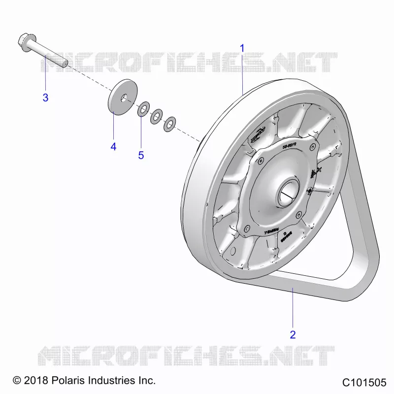 SYSTÃˆME DE TRANSMISSION, SECONDARY CLUTCH