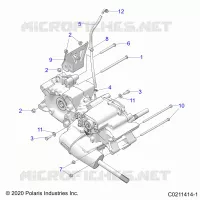 SYSTÃˆME DE TRANSMISSION, MAIN GEARCASE MOUNTING