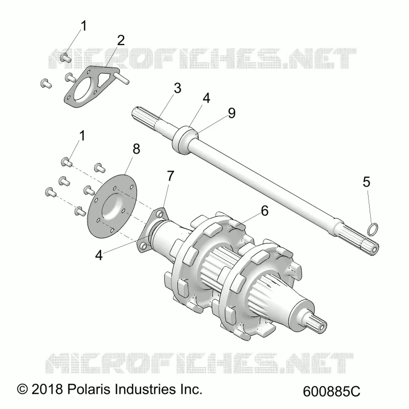 SYSTEME DE TRANSMISSION, JACKSHAFT AND DRIVESHAFT