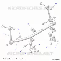 SUSPENSION, FRONT, BARRE STABILISATRICE