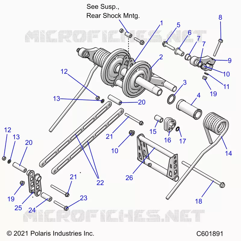 SUSPENSION, BRAS DE SUSPENSION ARRIERE