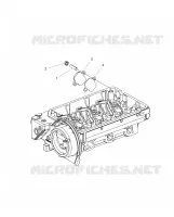 ENGINE, POMPE A CARBURANT FITTING COVER