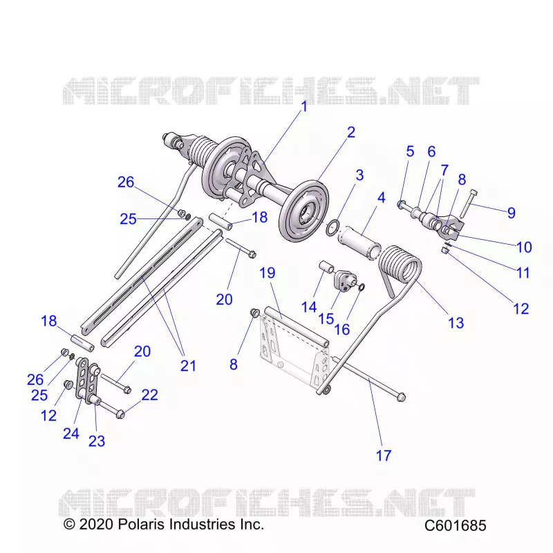 SUSPENSION, BRAS DE SUSPENSION ARRIERE