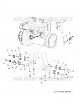 MOTEUR, MOUNTING -S17CFF5BSL/BEL (49SNOWMOTEURMOUNT14550)