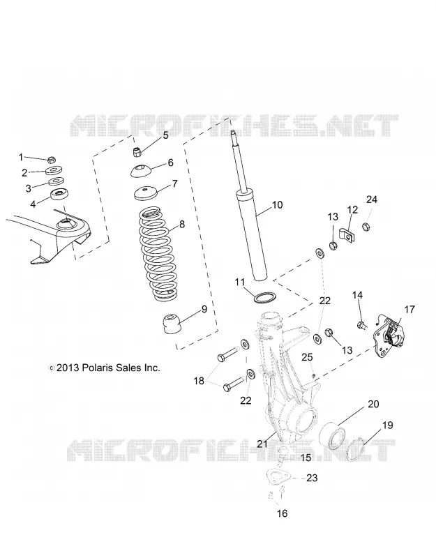 SUSPENSION AVANT SUPPORT