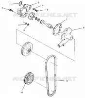POMPE A EAU 440 XCR SP 0941660 (4927082708035A)