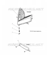 ELECTRICITE, HEADLIGHT AND TAILLIGHT