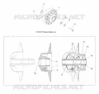 SYSTEME DE TRANSMISSION, SECONDARY CLUTCH
