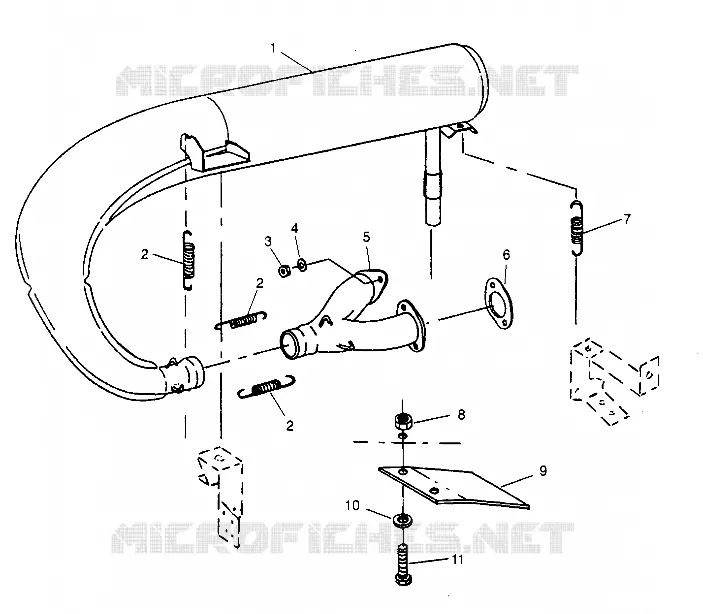 ECHAPPEMENT  500 EFI 0952774, EFI SKS 0952574,   EFI SKS PT 0952974, and (4929052905C006)