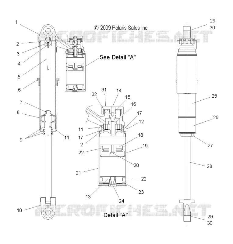 AMORTISSEUR IFS, INTERNAL COMPONENTS (7043534)