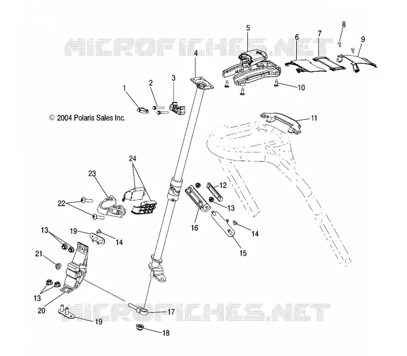 ADJUSTABLE COLONNE DE DIRECTION