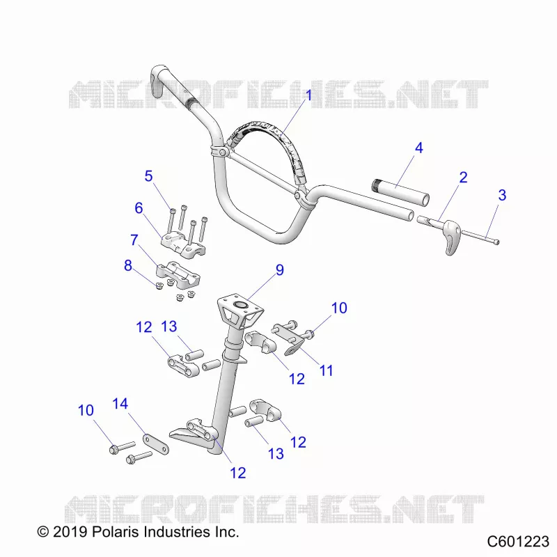 STEERING, FIXATION GUIDON